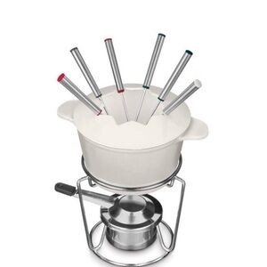 Cuisinart 1.5 qt enameled cast iron fondue pot from hearth and hand